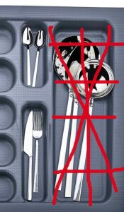 Mekanizmalı Kepçe Kevgir Kaşık 3in1 Fonksiyonlu Yemek Servis Seti Teflonu Çizmez. Kırılmaz-Paslanmaz