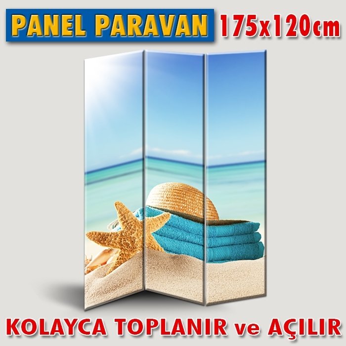 GÖRSELLİ KATLANIR PANEL BÖLME SİSTEMİ - KUMSAL KOMPOZİSYONU 4