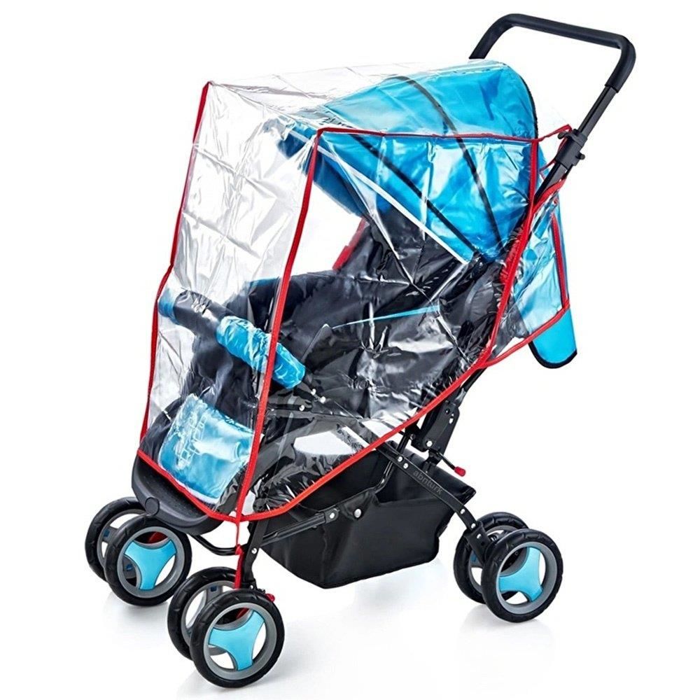 Bebek Arabası Yağmurluğu Tüm Bebek Arabalarına Uyan Pratik Yağmur Rüzgar Korumalı