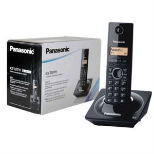Panasonıc KX-TG1711 Siyah Dect Telsiz Telefon LCD Ekranlı