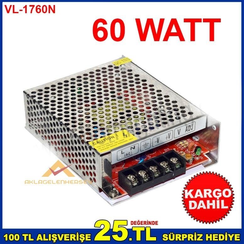 50 VOLT 5 Ah AMPER TRAFO ADAPTÖR GÜÇ KAYNAĞI