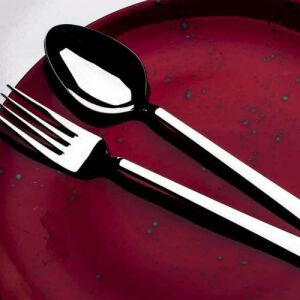 Paslanmaz Çelik 42 Parça Çatal Kaşık Bıçak Takımı Lüks Sade Model