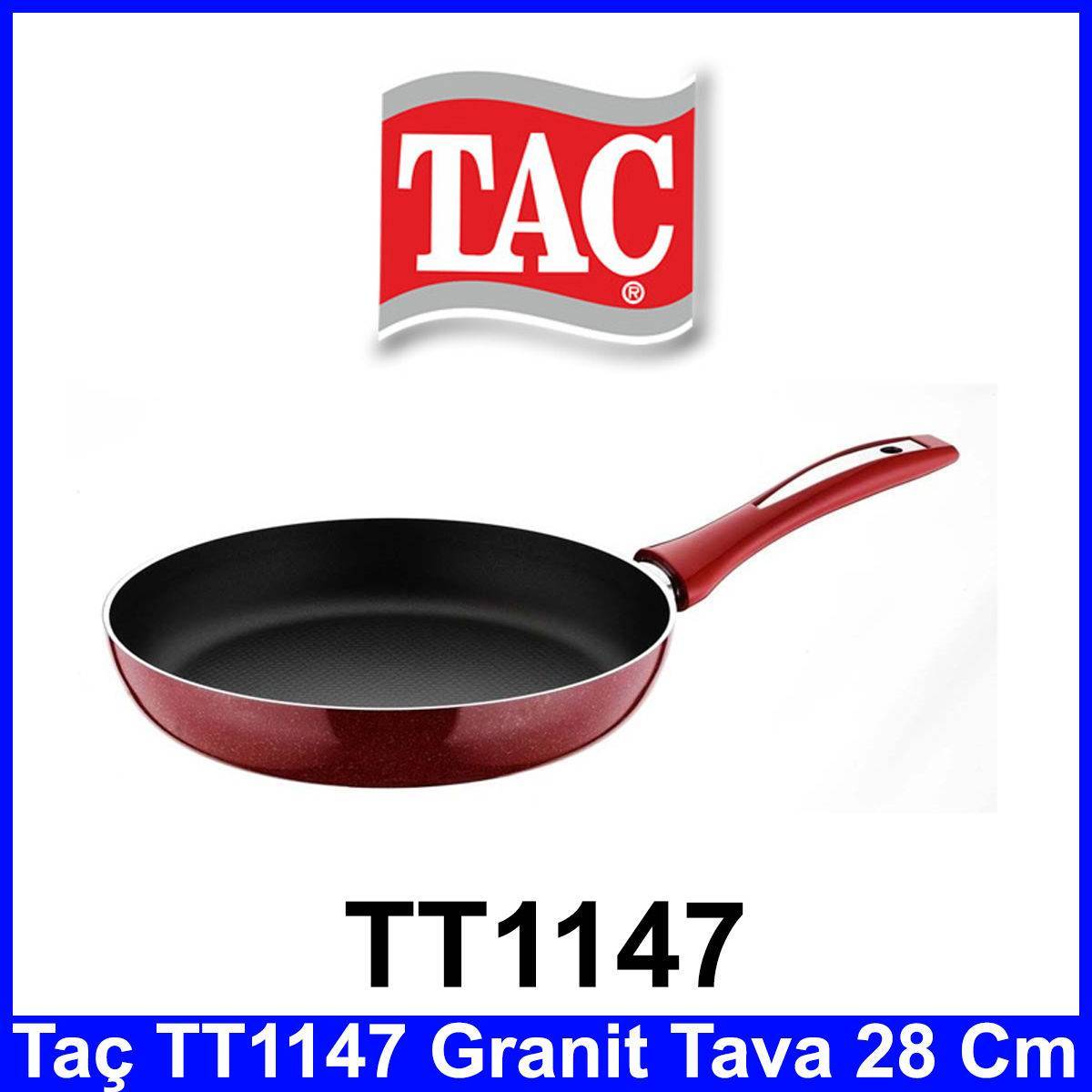 Taç TT1147 Granit Tava 28 Cm Şık Tasarım Kullanışlı Ve Dayanıklı Yapı