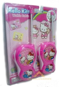 Ücretsiz Kargo HELLO KİTTY WALKİE TALKİES OYUNCAK TELSİZ PEMBE