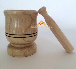 Ömür Boyu Garantili Büyük Boy Ahşap Havan