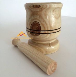 Ömür Boyu Garantili Büyük Boy Ahşap Havan