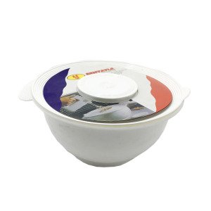 Sıçramayı Önleyen Kapaklı Mikser Kabı Karıştırma Kabı