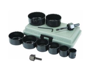 11 Parça 19-64 mm Alçıpan Ahşap Delme Panç Seti