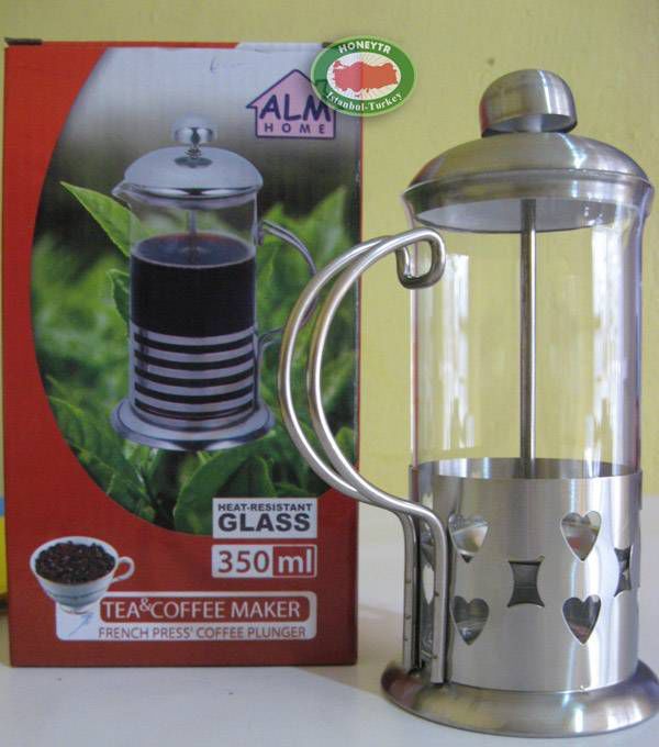 FRENCH PRES FİLTRELİ ÇAY-KAHVE YAPMA MAKİNASI