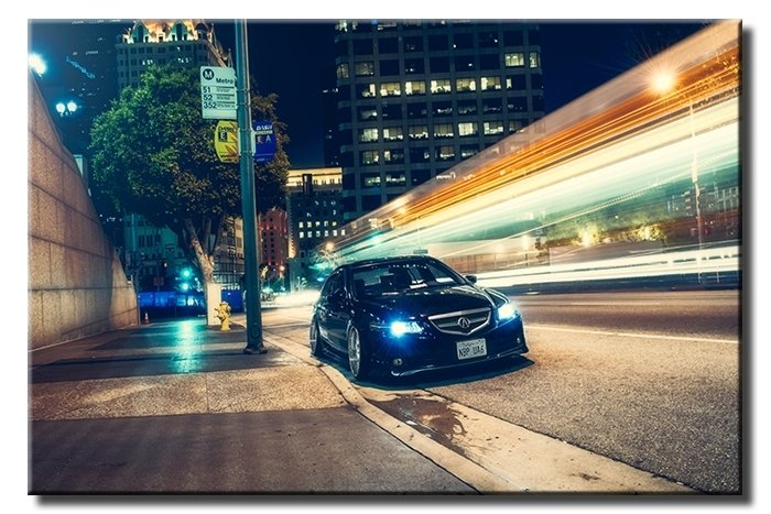 HONDA UZUN POZLAMA 6 değişen ölçü ORİJİNAL KANVAS TABLO