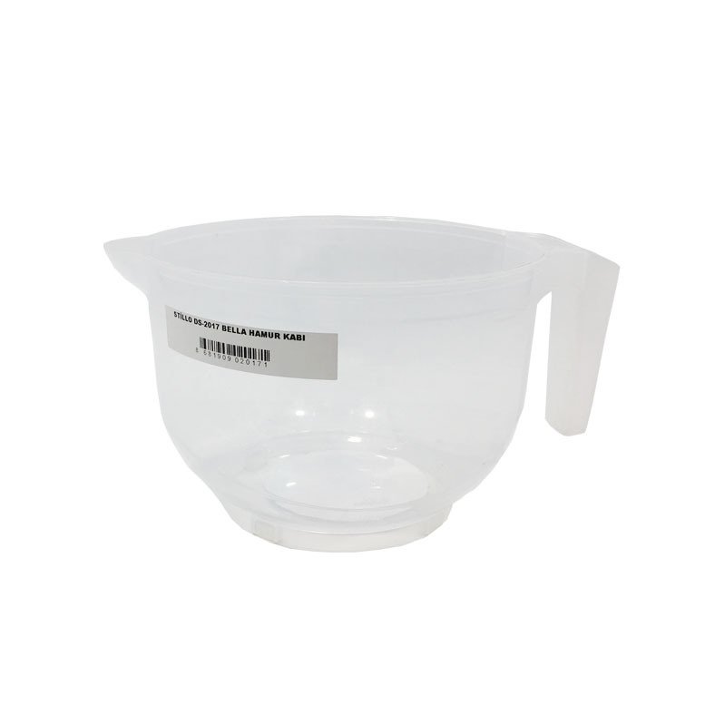 Şeffaf Plastik Büyük Bella Hamur Kabı 3 lt Kapasiteli Kulplu