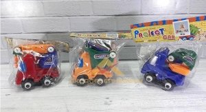 Çocuklara Eğitici Öğretici Sök-Tak Puzzle Vinç Kepçe Kamyon Sökül