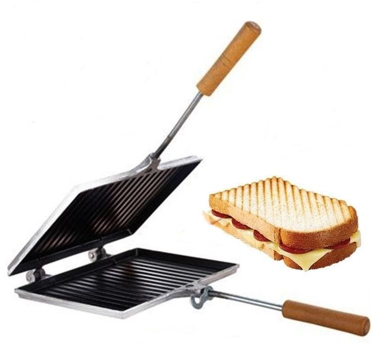 Taşhan ocak üstü granit kaplama Yanmaz Yapışmaz döküm tost makinesi