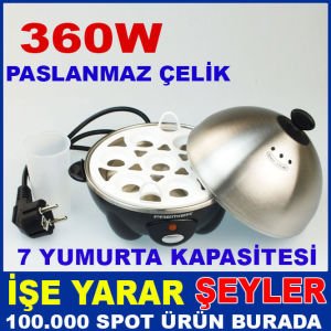 PREMIER PASLANMAZ ÇELİK YUMURTA PİŞİRME MAKİNESİ