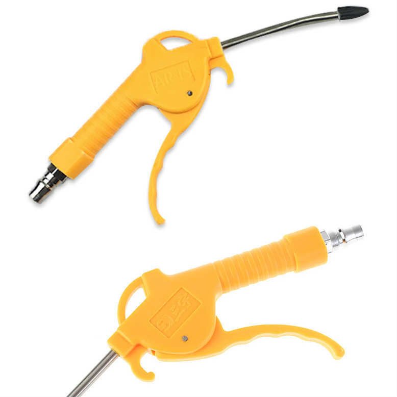 Air Duster AR-10 Paslanmaz Çelik Sarı Renk Kompresör Tabancası 26cm Uzunluğunda Hava Üfleyici Tabanc