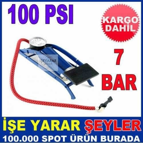 ÇOK AMAÇLI 100 PSI ŞİŞİRME İÇİN AYAK POMPASI KD