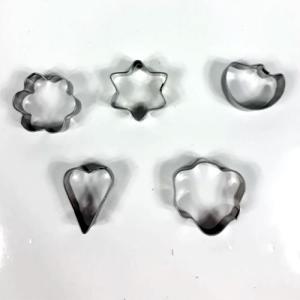 5 Farklı Model 5li Metal Set Kurabiye Kalıpları Paslanmaz Çelik