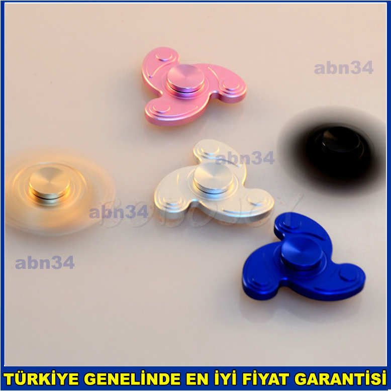 Yılın Hız Şampiyonu Metal 3 Kanat Stres Çarkı Son Teknoloji Orjinal Fidget Hand Spinner Süper Dönüş