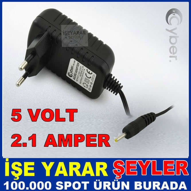 CYBER PD-1205 TABLET PC ŞARJ ALETİ 5V 2.1A