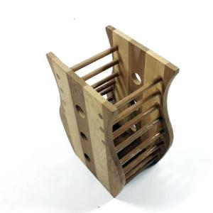 Kaliteli Tahta Kaşıklık 14x10x7 Cm Sıvı Birikmez Sağlıklı