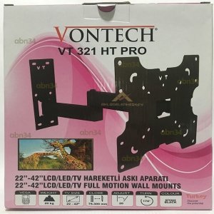 LEDTV-LCD Tv Tek Kollu Hareketli Katlanabilir TV Askı Aparatı