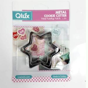 Yıldız  Model 3lü Metal Set Kurabiye Kalıpları Paslanmaz Çelik