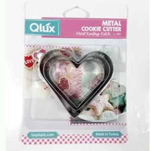 Kalpli Model 3lü Metal Set Kurabiye Kalıpları Paslanmaz Çelik