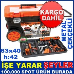 METALKİLİT TEKERLEKLİ PRO MOBİL TAKIM ÇANTASI-KD
