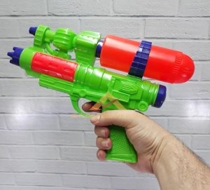 28cm Su Silahı Pompalı Su Hazneli Uzay Silahı Şeklinde Oyuncak Su