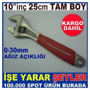 8' AYARLI İNGİLİZ ANAHTARI 20cm 8inç KURBAĞACIK
