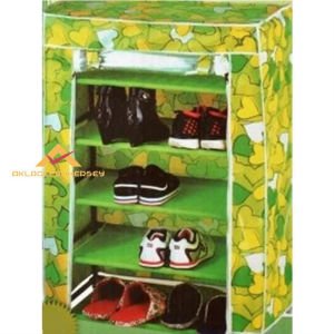 4KATLI ÖZEL KAPANABİLİR KUMAŞ AYAKKABI EŞYA RAFI