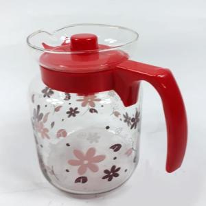 Cam Demlik 1300 Ml Meşrubat Servis Demliği Büyük Boy