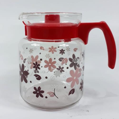 Cam Demlik 1300 Ml Meşrubat Servis Demliği Büyük Boy