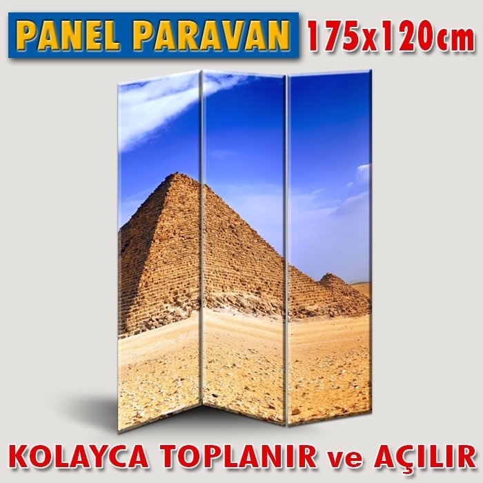 GÖRSELLİ KATLANIR PANEL BÖLME SİSTEMİ - MISIR VE PİRAMİT