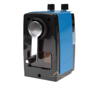 OFİS TİPİ PROFESYONEL KALEMTRAŞ OFİS TİPİ BÜYÜK BOY MASAYA MONTE EDİLEBİLİR KOLLU KALEMTIRAŞ MAVİ