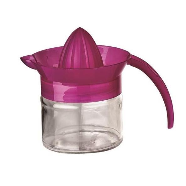 Cam Hazneli Portakal Limon Narenciye Meyve Sıkacağı 0,40 Lt Pembe