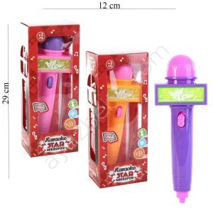 Müzikli Işıklı Sesli Karaoke Oyuncak Mikrofon Yeni Star Sensin