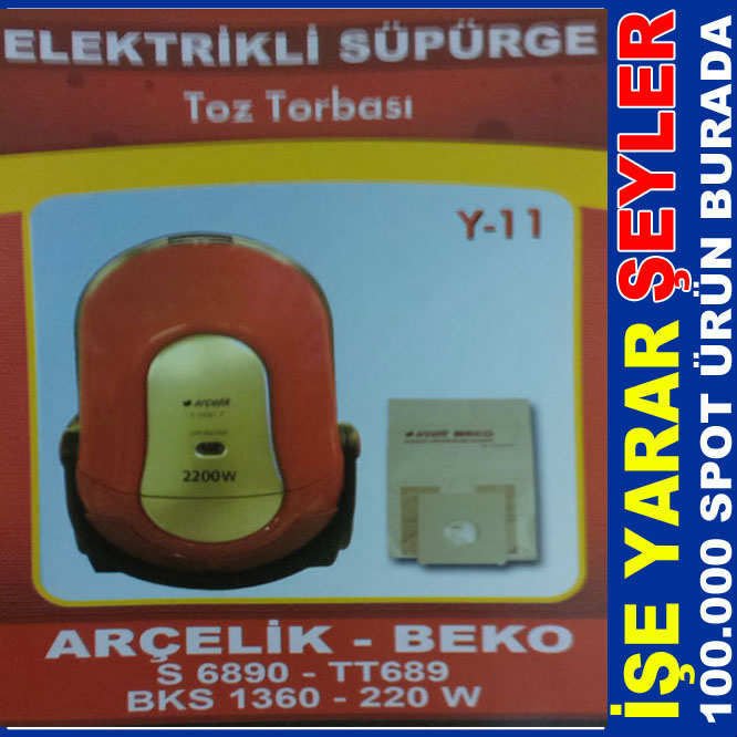 2 ADET ARÇELİK BEKO 3 KAT SENTETİK TOZ TORBASI