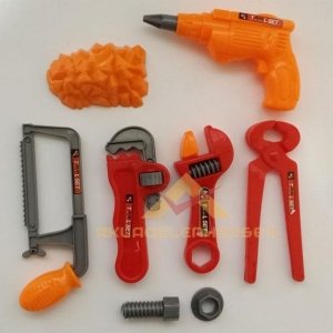 8pcs PLASTİKTEN ÜRETİM EĞİTİCİ OYUNCAK TAMİR SET