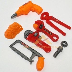 8pcs PLASTİKTEN ÜRETİM EĞİTİCİ OYUNCAK TAMİR SET