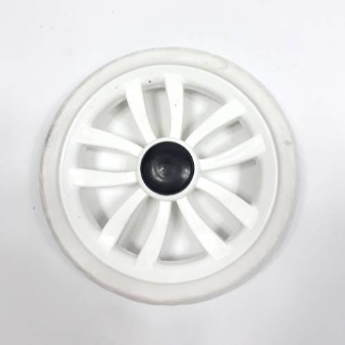 Pazar Arabası 20x20cm Teker Takımı Plastik Beyaz