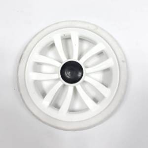 Pazar Arabası 20x20cm Teker Takımı Plastik Beyaz