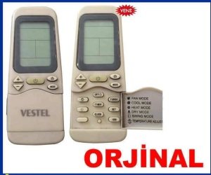 VESTEL ORJİNAL KLİMA KUMANDASI KAPAKLI