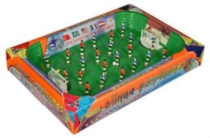 BÜYÜK BOY 60x40cm TAM KADRO CANLI FUTBOL OYUNU YAYLI FUTBOLCULARLA DÜNYA ŞAMPİYONASI MASA MAÇI OYUNU