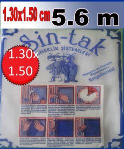 SİN-TAK 125x150cm ÇİFT KANAT PRATİK PENCERE ve KAPI SİNEKLİĞİ