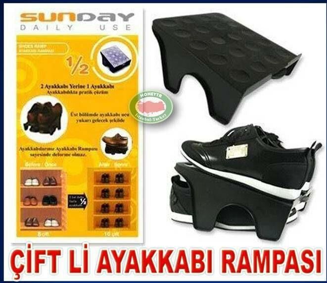 ÇİFT Lİ AYAKKABI RAMPASI 2 AYAKKABI KOYABİLMELİ SAĞLAM KALİTELİ AYAKKABI RAMPASI