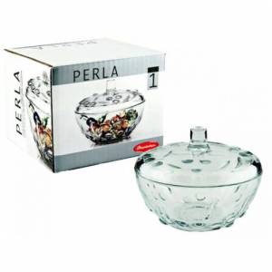 Paşabahçe 97236 Perla Kapaklı Şekerlik Kalieteli Cam Ürün