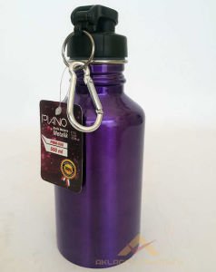 PLANO SPORCU İÇİN 500 ML KANCALI ÇELİK SU MATARA-3