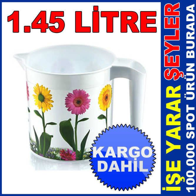 1.45 LİTRE DESENLİ LAVABO ve BANYO MAŞRAFASI KD