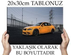 GÜCÜ HİSSET BMW 6 değişen ölçü ORİJİNAL KANVAS TABLO